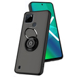 Puzdro pre Realme C21Y / C25Y, Frosted Ring, modré