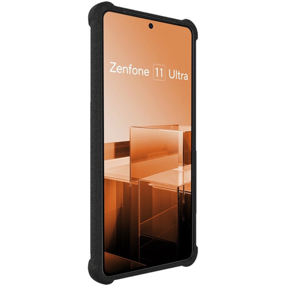 IMAK Obal na mobil pre Asus Zenfone 11 Ultra 5G, Dropproof, čierne