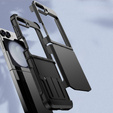 Pancierované puzdro pre Samsung Galaxy Z Flip7 FE / Z Flip6, Armor Shockproof, čierne