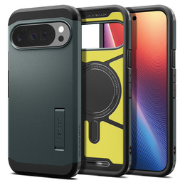Spigen Tough Armor MagSafe puzdro pre Google Pixel 10 Pro XL, Abyss Green