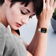 Diamantový náramok pre Xiaomi Smart Band 8 Pro, zlatý