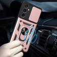Obal na mobil pre Samsung Galaxy S23 FE, CamShield Slide, ružové rose gold