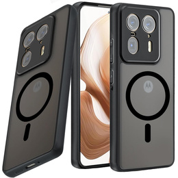 Puzdro pre Motorola Edge 50 Ultra, pre MagSafe, ERBORD Matt Case, čierny