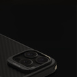Puzdro pre iPhone 16 Pro Max, pancierované Nillkin, Carbon Fiber, pre Magsafe, čierne