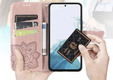 Klapkové puzdro pre Samsung Galaxy A56, Butterfly, ružové rose gold