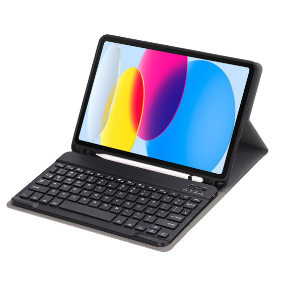Puzdro + klávesnica iPad 10.9 2022 10 Gen, Pen Slot, čierne