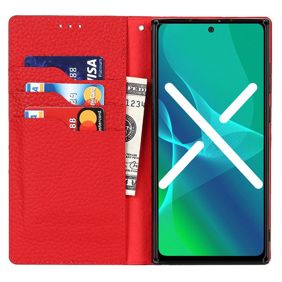 Kožené puzdro pre iPhone 11, ERBORD Grain Leather, čierne