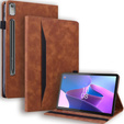 Puzdro pre Lenovo Tab P11 Pro Gen 2 TB132FU TB132XU 11.2", Classic, s priestorom pre stylus, hnedé
