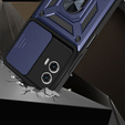 Obal na mobil pre Motorola Moto G73 5G, CamShield Slide, modré