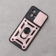 Obal na mobil pre Motorola Moto G84 5G, CamShield Slide, ružové rose gold