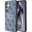 GUESS Obal na mobil pre Samsung Galaxy S25 Ultra, 4G Big Metal Logo, modré