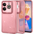 Obal na mobil pre Infinix Hot 40i, Glittery Powder, ružové
