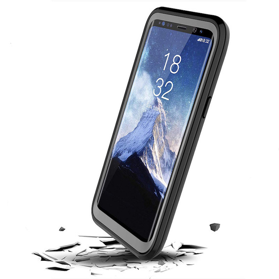 Puzdro pre Samsung Galaxy S9, Shockproof, s fóliou, modré