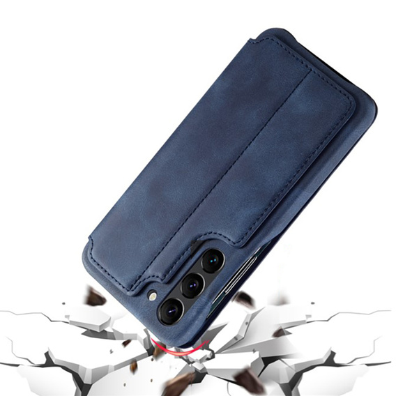 Klapkové puzdro pre Samsung Galaxy S23 Plus, ERBORD Retro, modré