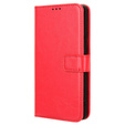 Klapkové puzdro pre Infinix Zero 30 5G, Crazy Horse Wallet, červené