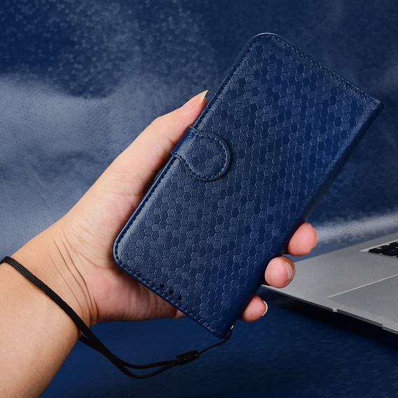 Flipové puzdro pre T Phone 3 5G, Wallet Rhombus, modré
