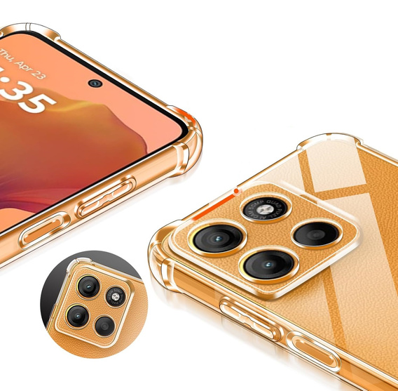 Obal na mobil pre Motorola Moto G15 / Motorola Moto G15 Power, Dropproof, priehľadné