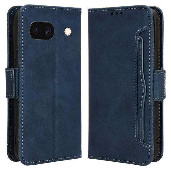 Klapkové puzdro pre Google Pixel 8A, Card Slot, tmavomodré