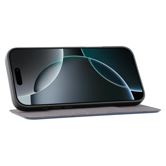 Puzdro X-LEVEL pre iPhone 16 Pro, Magnetic Card Holder, sivé