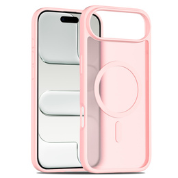 Matné puzdro pre iPhone Air, pre MagSafe, priesvitné ružové