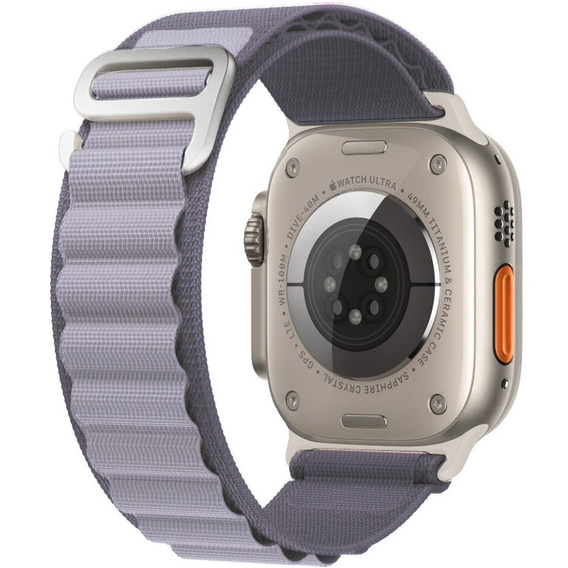 Nylonový remienok pre Apple Watch 1/2/3/4/5/6/7/8/SE/ULTRA 42/44/45/49 mm, sivý