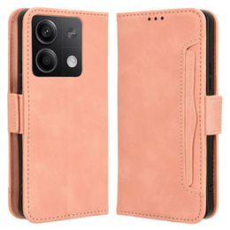Klapkové puzdro pre Xiaomi Redmi Note 13 5G, Card Slot, ružové