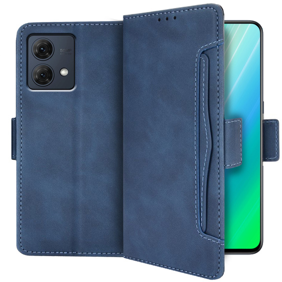 Klapkové puzdro pre Motorola Moto G84 5G, Card Slot, modré