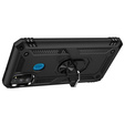 Pancierované obal na mobil pre Samsung Galaxy M21, Nox Case Ring, čierne