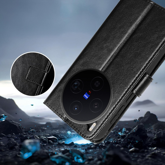 Puzdro Crazy Horse Wallet flip pre Vivo X300