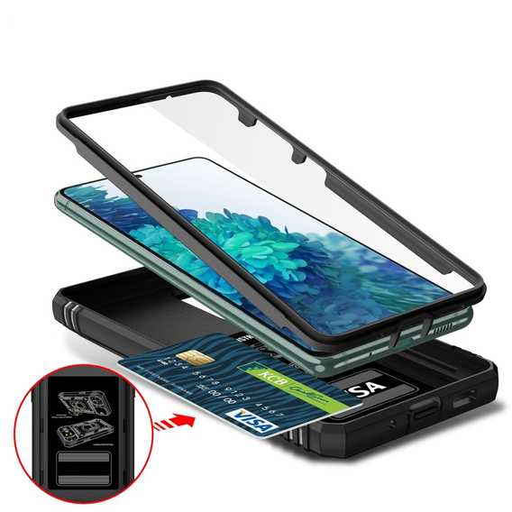 Obal na mobil pre Samsung Galaxy S20 FE, CamShield Slide, čierne