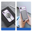 Puzdro Dux Ducis pre iPhone Air, Skin X Pro, s chlopňou, pre MagSafe, fialové