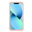 Obrnené puzdro pre iPhone 13 Pro, Dexnor Full Body, ružové rose gold