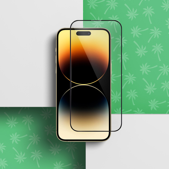 5D Full Glue Smart Palm tvrdené sklo pre iPhone 14 Pro