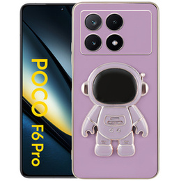 Obal na mobil pre Xiaomi Poco F6 Pro, Astronaut, fialové