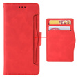 Klapkové puzdro pre Xiaomi Redmi Note 13 5G, Card Slot, červené