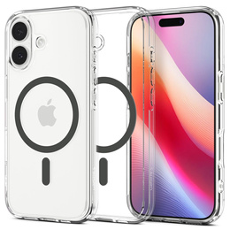 Spigen Ultra Hybrid MagSafe puzdro pre iPhone 17, číre/grafitové