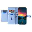 Klapkové puzdro pre Realme 14 Pro 5G, Wallet Zipper Pocket, modré