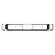 Puzdro MagSafe Spigen pre Iphone 16E, Ultra Hybrid, transparentné / biele + tvrdené sklo 9H