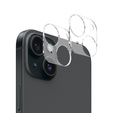 2x tvrdené sklo ERBORD na kameru iPhone 15 / 15 Plus