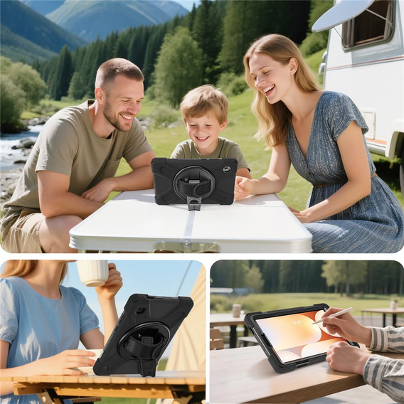 Puzdro s podstavcom a ramenným popruhom pre Samsung Galaxy Tab A11