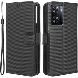 Klapkové puzdro pre Oppo A57 4G/5G, Wallet Smart Magnet, čierne