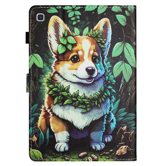 Puzdro pre Samsung Galaxy Tab S6 Lite 2022 / 2020, s chlopňou, corgi dog