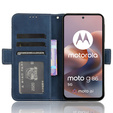 Klapkové puzdro pre Motorola Moto G86 5G, Card Slot, tmavomodré