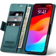 ERBORD Glossy Litchi - peňaženkové puzdro s chlopňou pre iPhone 17 Pro Max