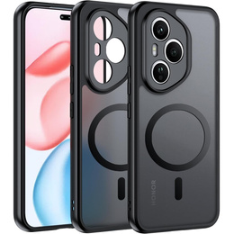 Puzdro pre Honor 400 Pro 5G, pre MagSafe, ERBORD Matt Case, čierny + sklo na displej