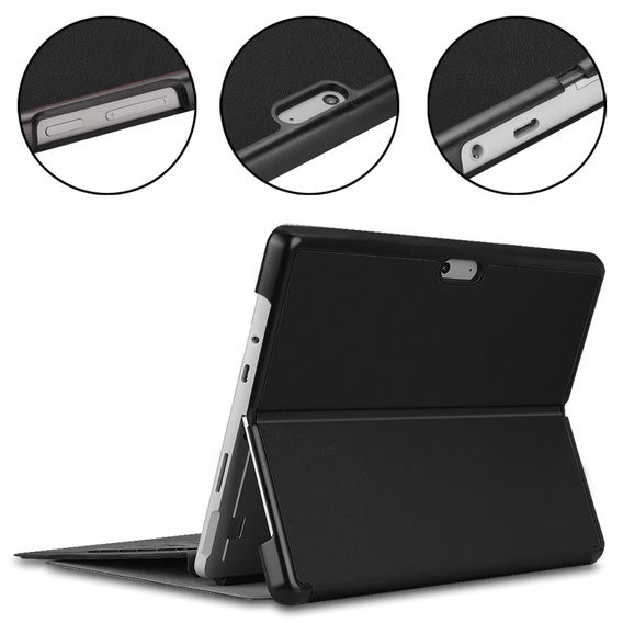Obal na mobil pre Microsoft Surface Pro 8, Stand Case, čierne