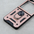 Pancierované obal na mobil pre Samsung Galaxy Z Flip5 5G, Nox Case Ring, ružové rose gold