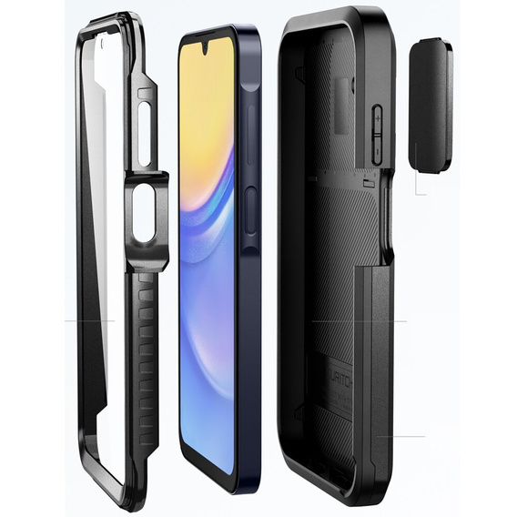 Obal na mobil pre Samsung Galaxy A15 5G, Suritch Basic, čierne