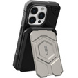 Urban Armor Gear Wallet MagSafe pre iPhone, strieborná