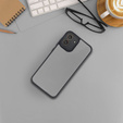 Obal na mobil pre Xiaomi Redmi 13C / Poco C65, Fusion Hybrid, transparentné / čierne + 9H sklo